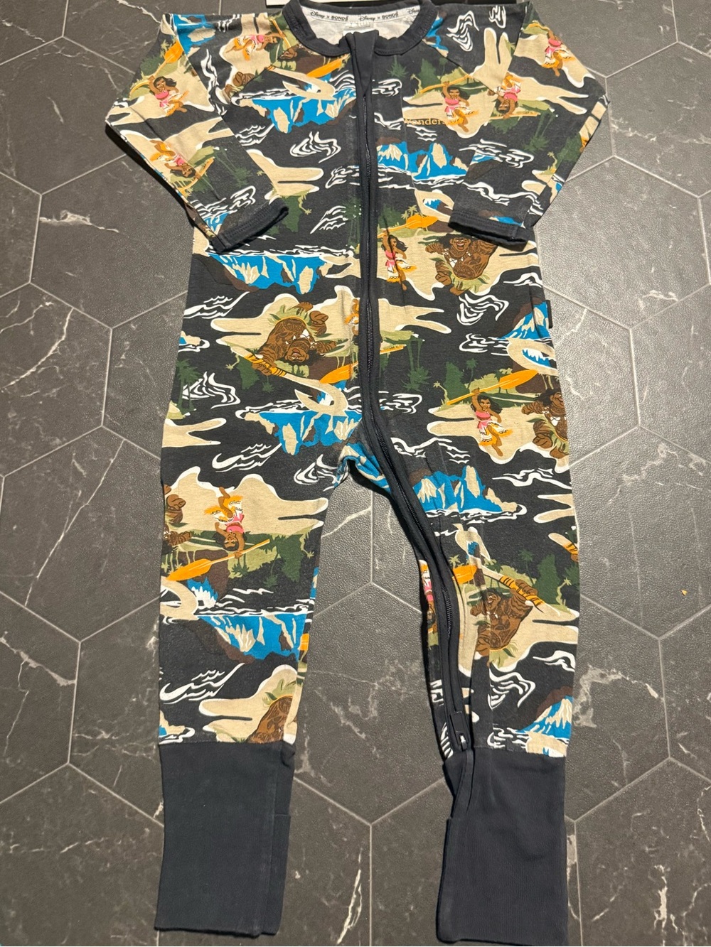 Bonds Moana Adventure Print Zip One-Piece